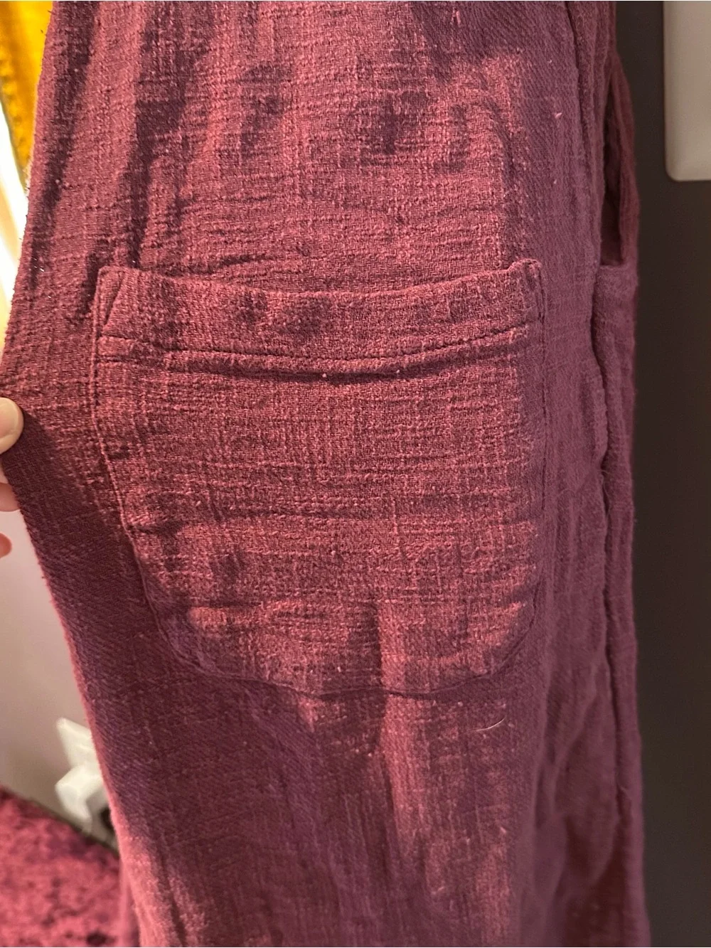 Free People woven overalls